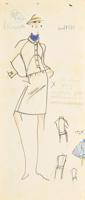 Karl Lagerfeld Fashion Drawing - Sold for $1,750 on 12-09-2021 (Lot 4).jpg